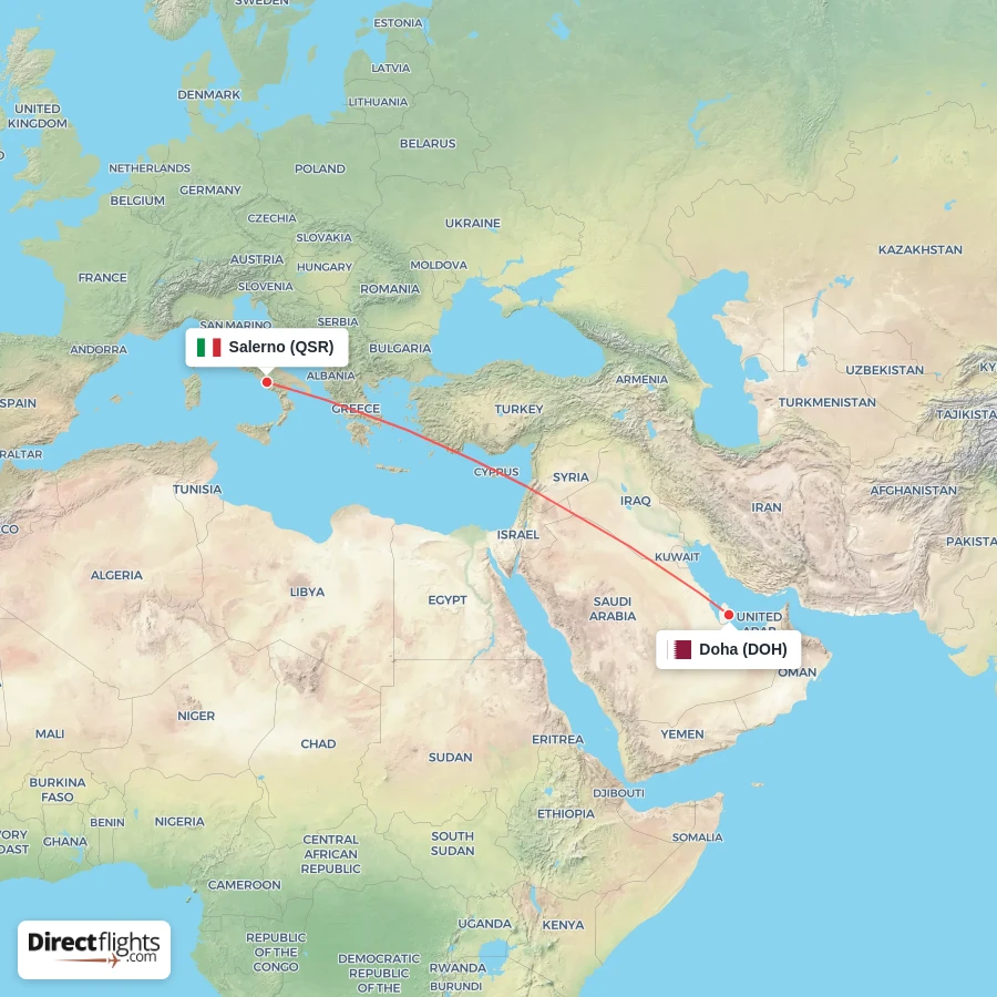 DOH - QSR route map