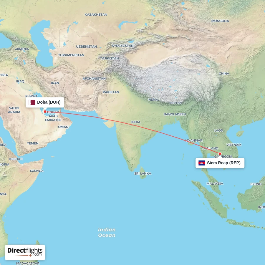 DOH - REP route map