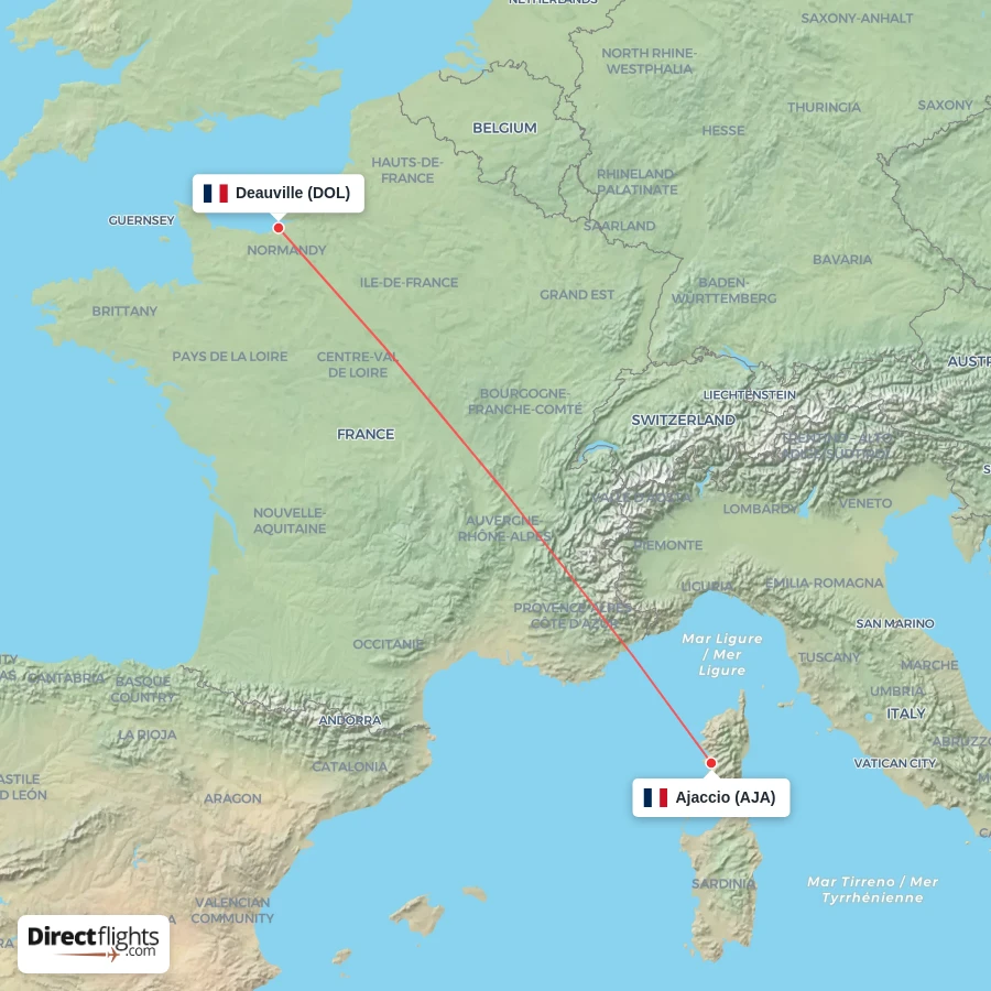 DOL - AJA route map
