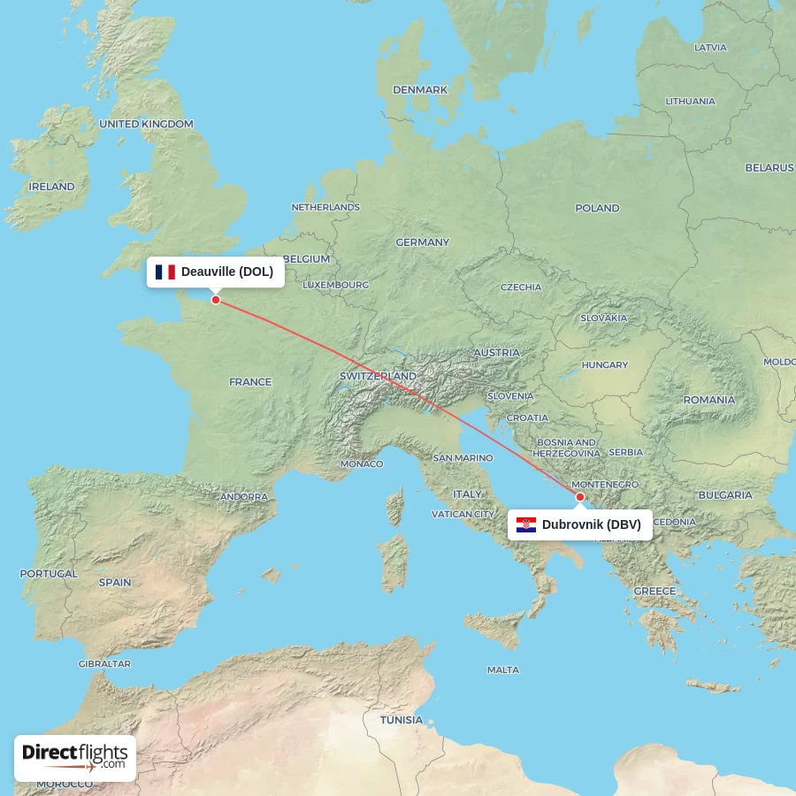 DOL - DBV route map