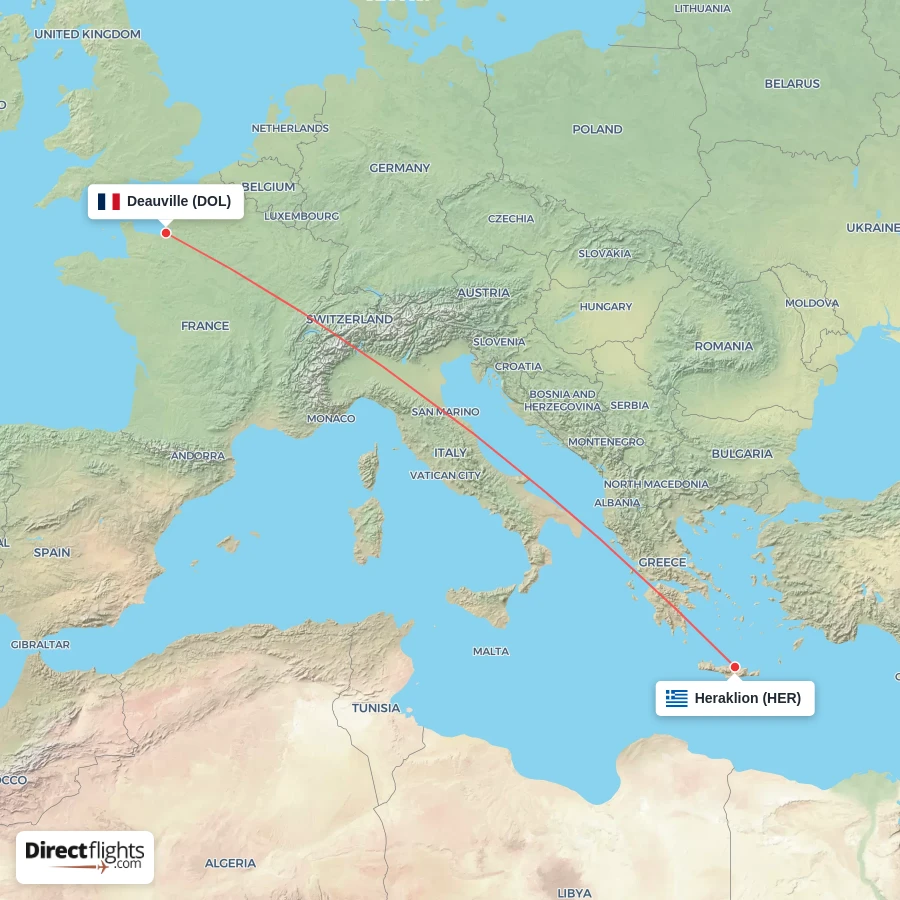 DOL - HER route map