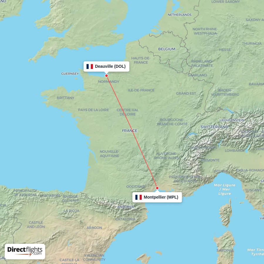 DOL - MPL route map