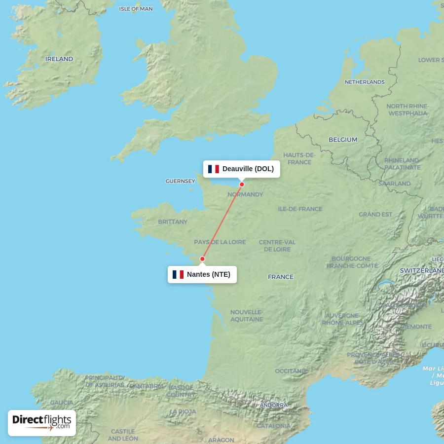 DOL - NTE route map