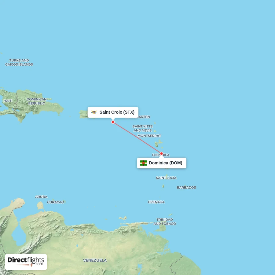 DOM - STX route map