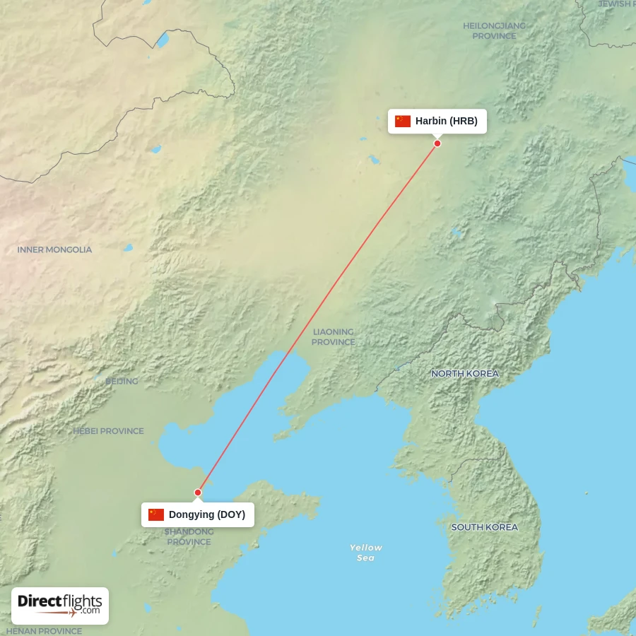DOY - HRB route map