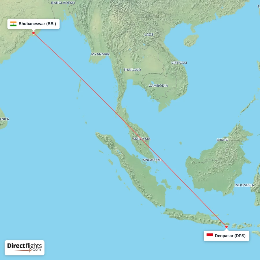 DPS - BBI route map