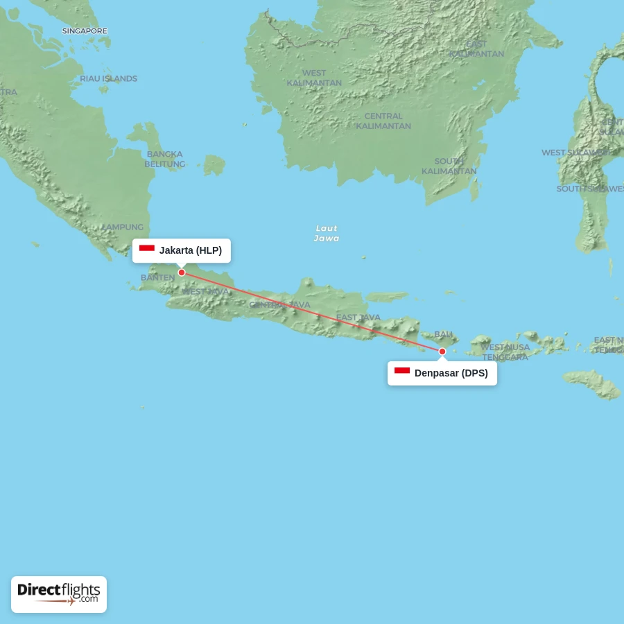 DPS - HLP route map