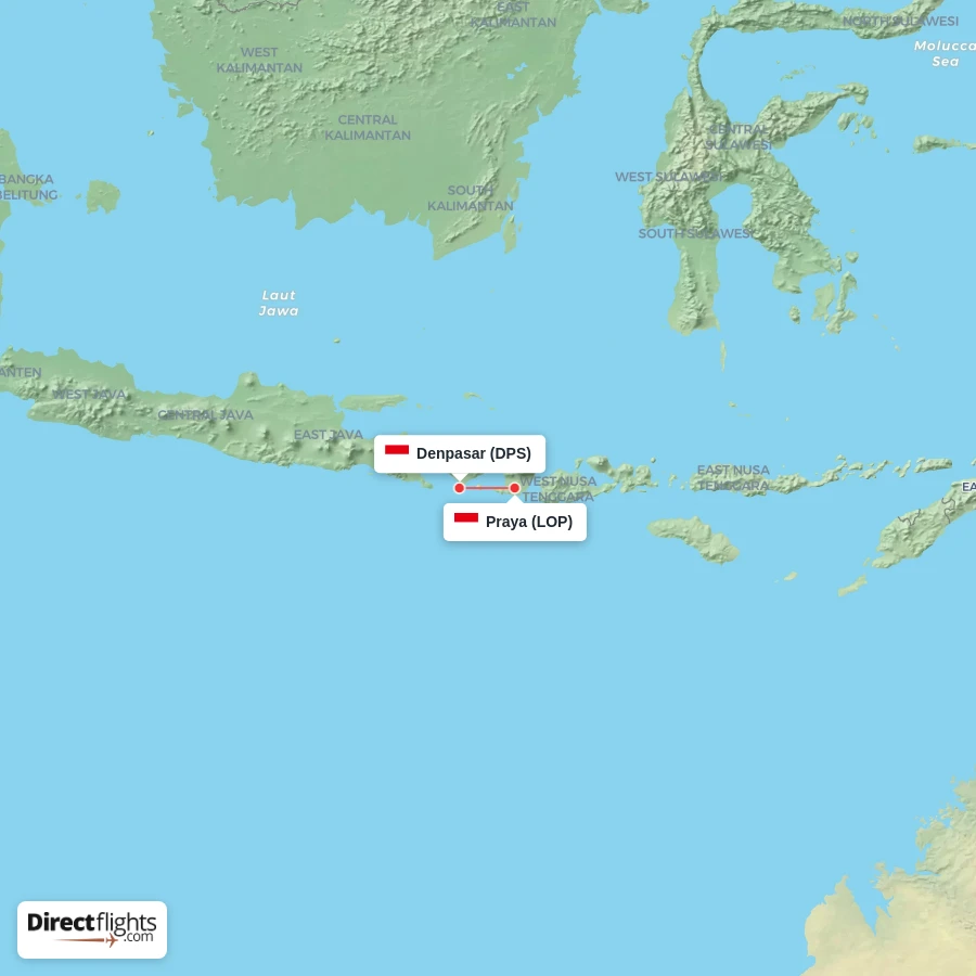 DPS - LOP route map