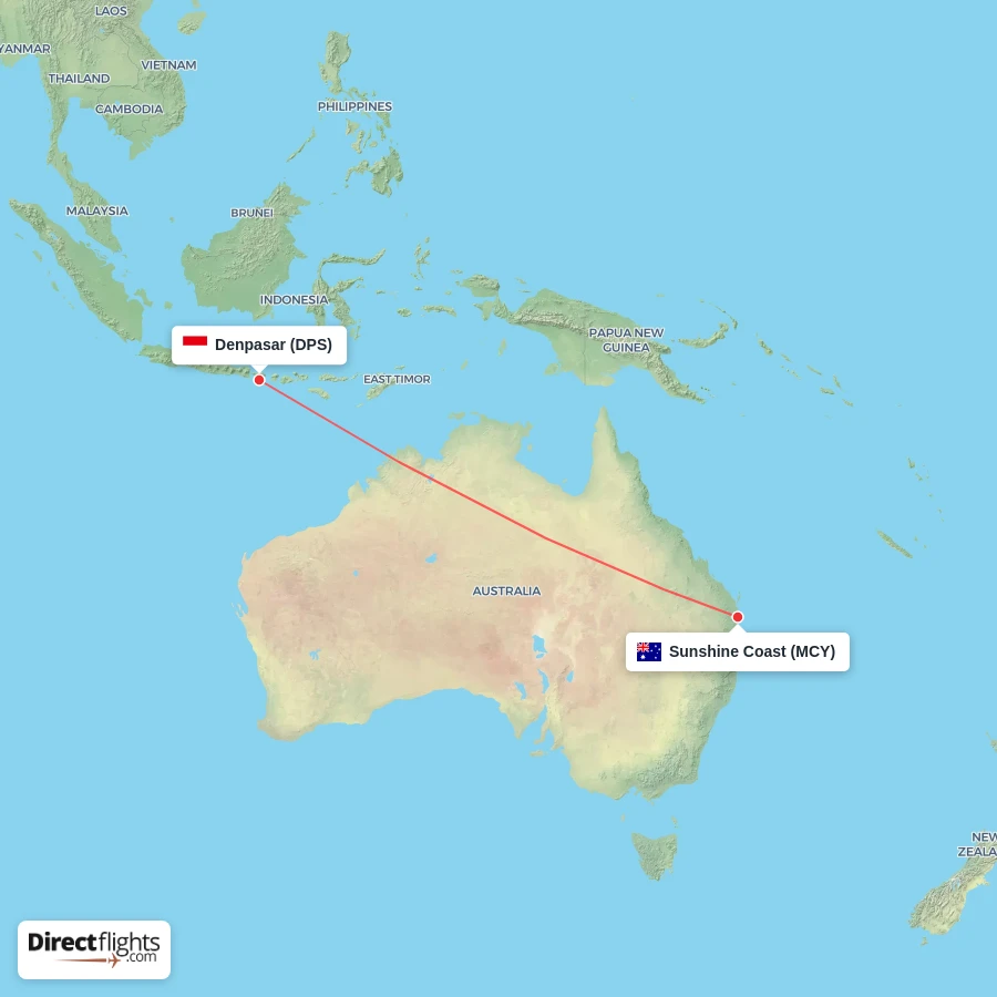 DPS - MCY route map