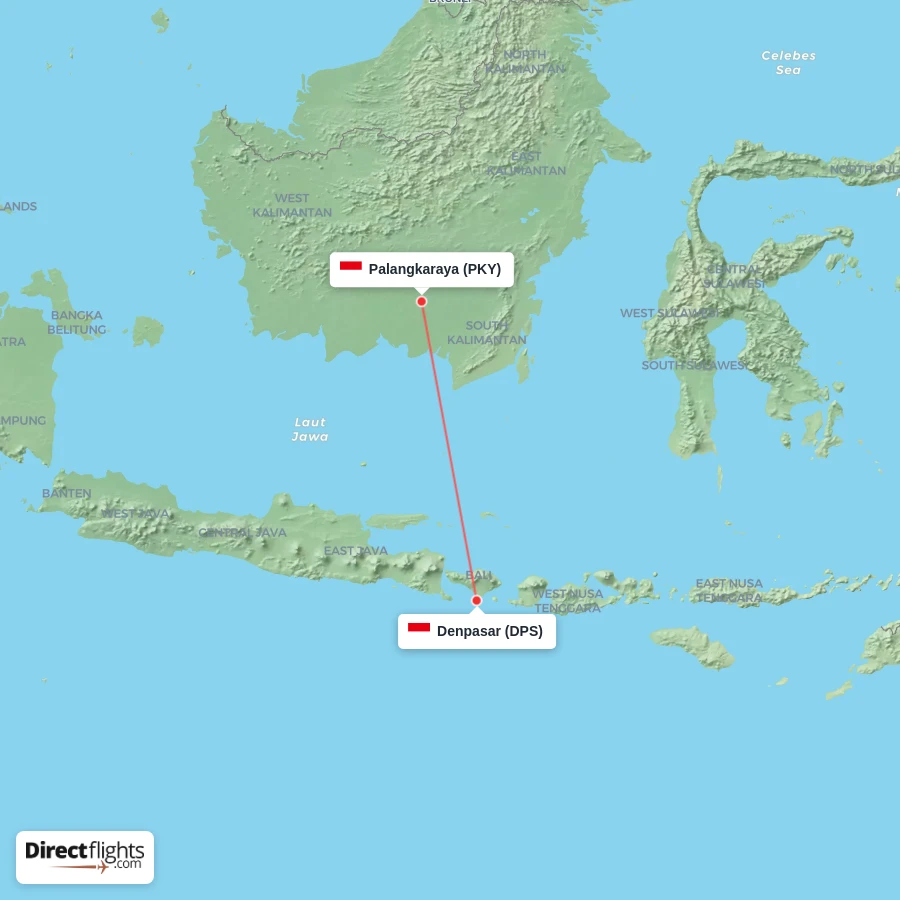DPS - PKY route map