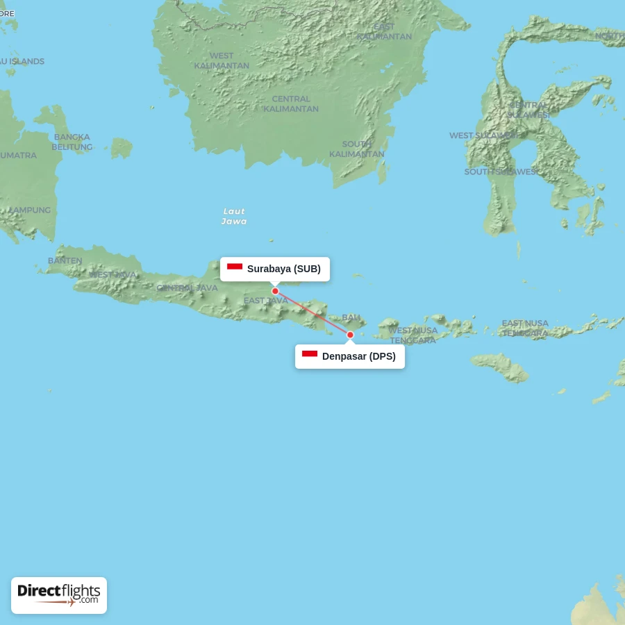 DPS - SUB route map
