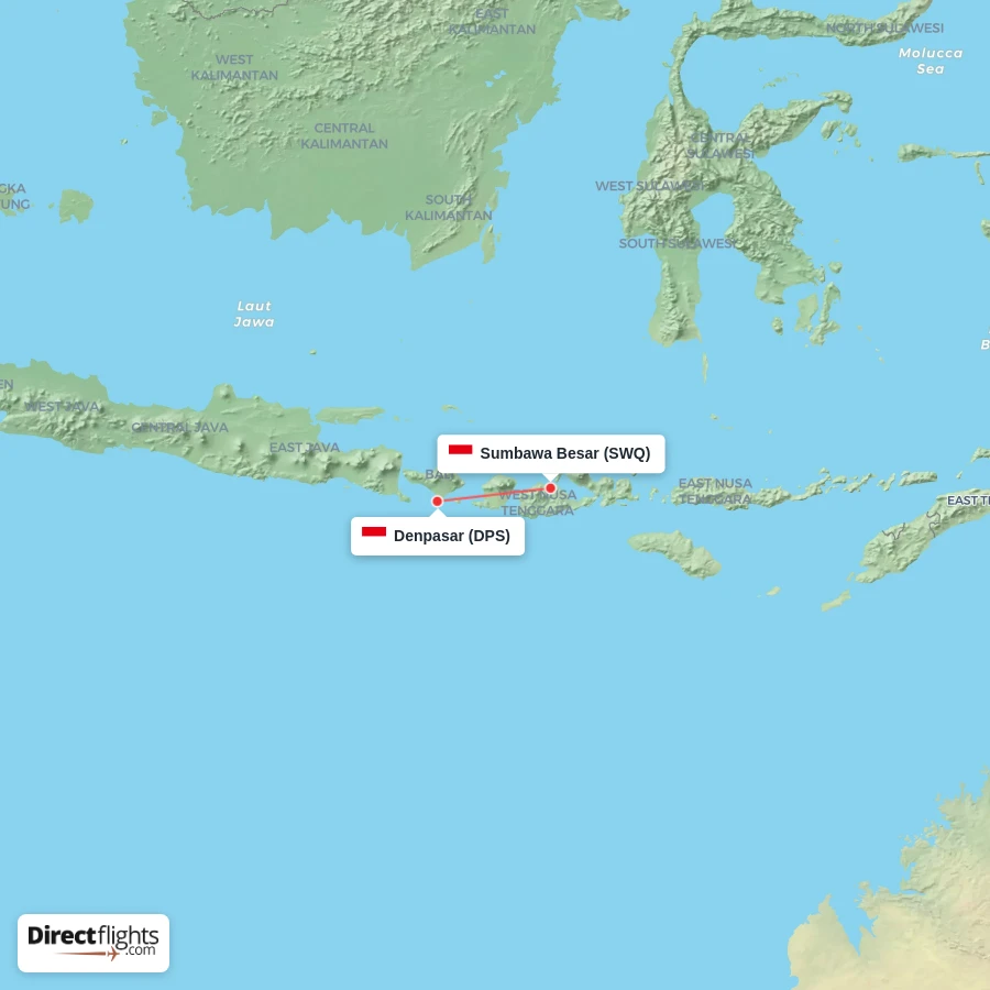DPS - SWQ route map