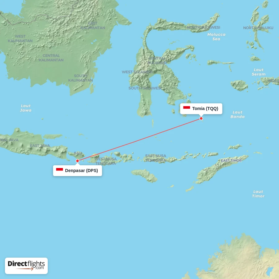 DPS - TQQ route map