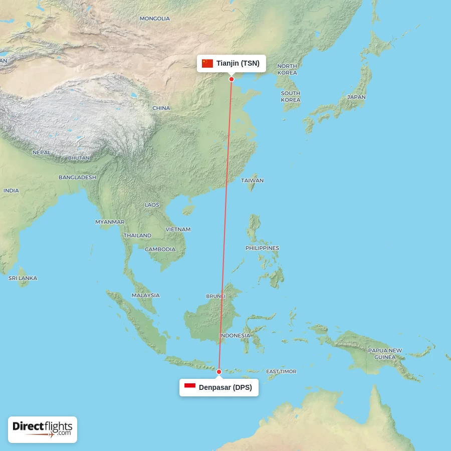 DPS - TSN route map