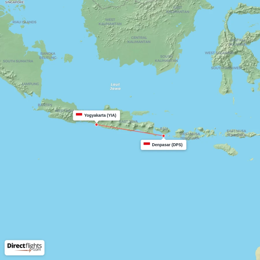 DPS - YIA route map