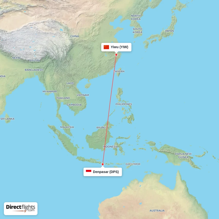 DPS - YIW route map