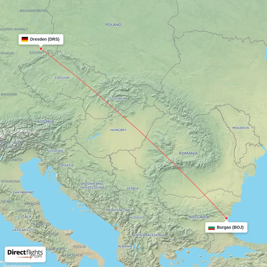 DRS - BOJ route map