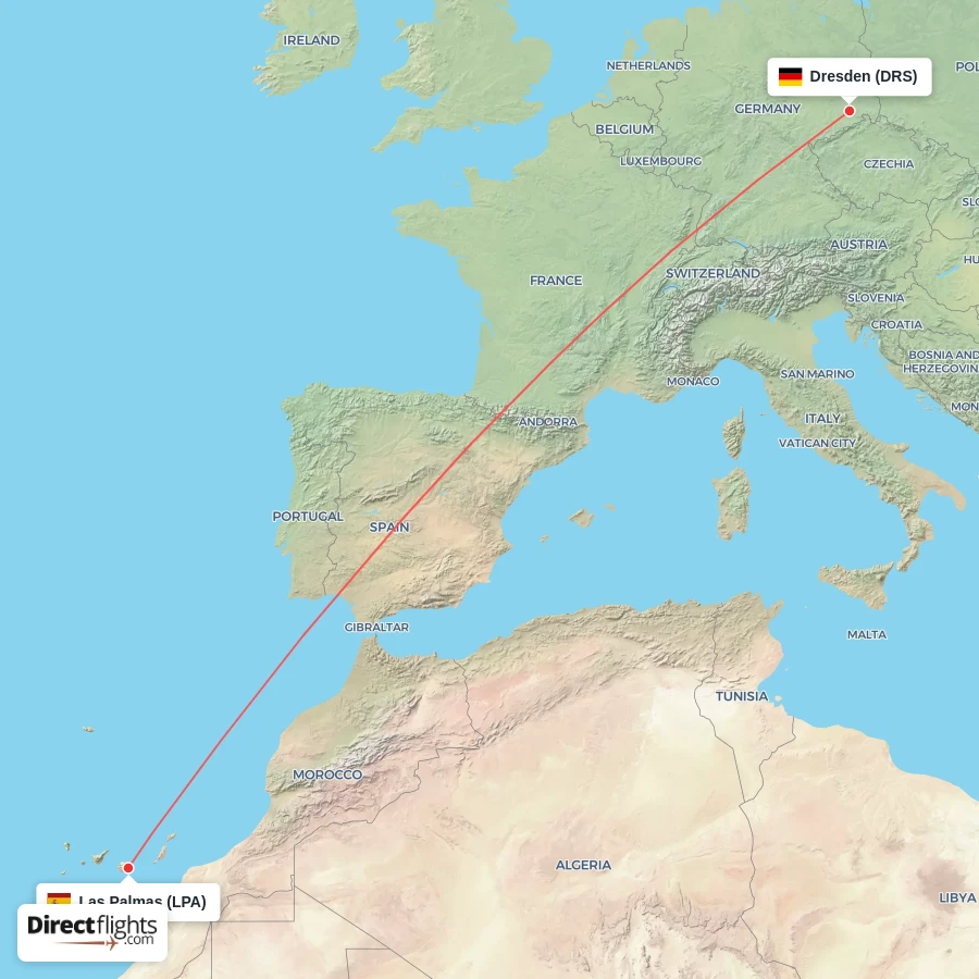 DRS - LPA route map