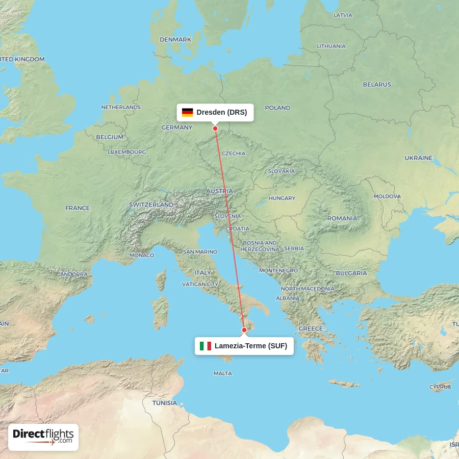 DRS - SUF route map