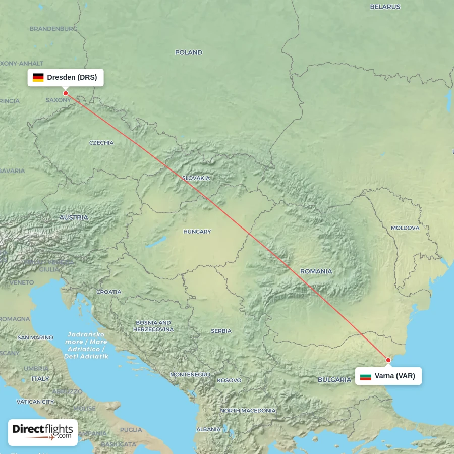 DRS - VAR route map