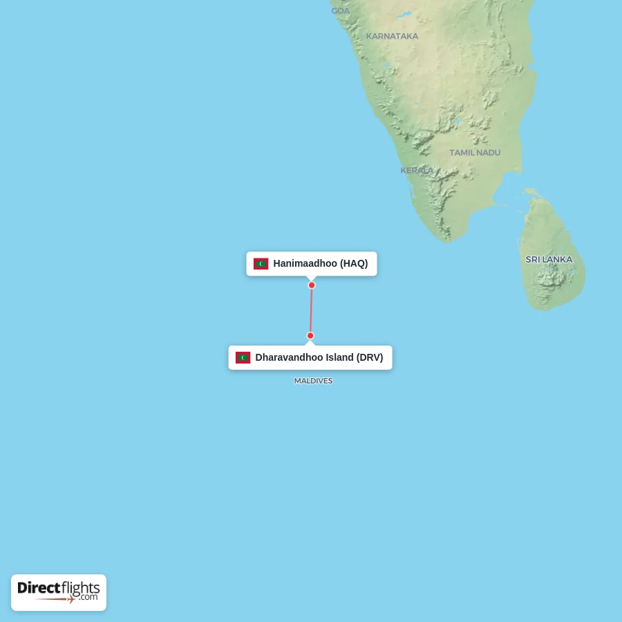 DRV - HAQ route map