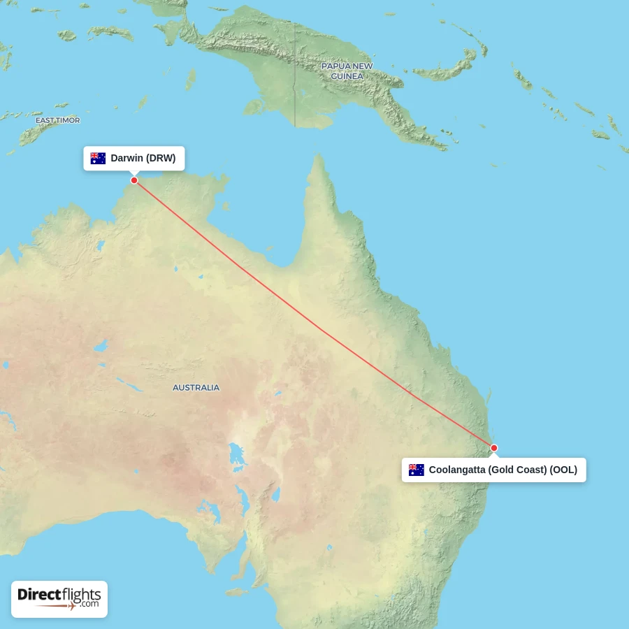 DRW - OOL route map
