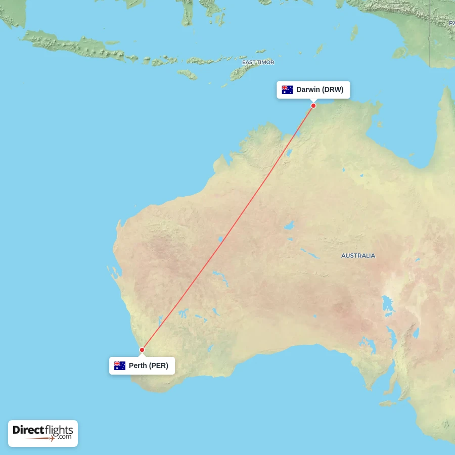 DRW - PER route map