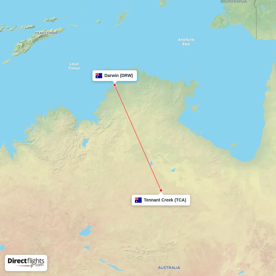 DRW - TCA route map