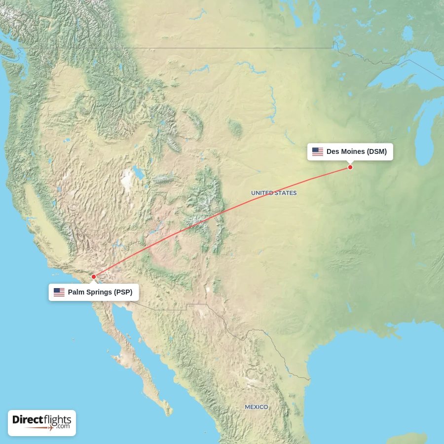 DSM - PSP route map