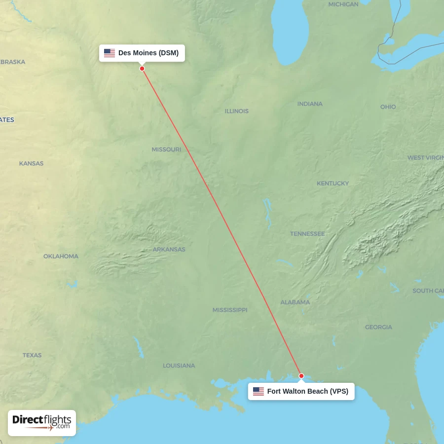 DSM - VPS route map