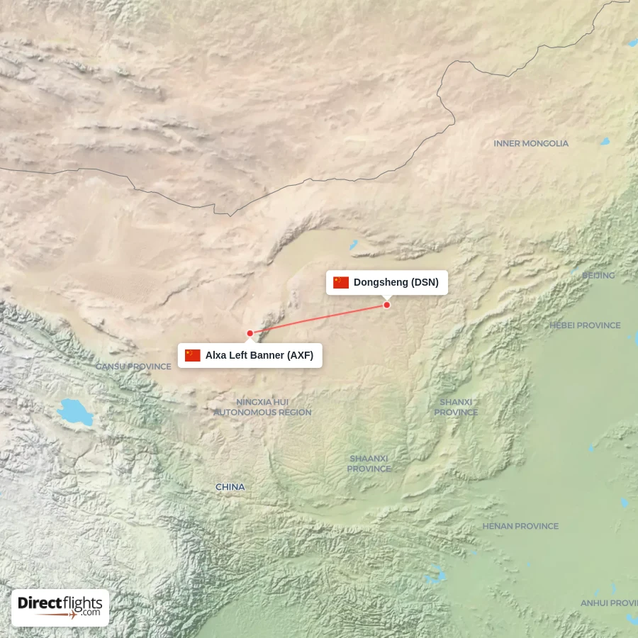 DSN - AXF route map