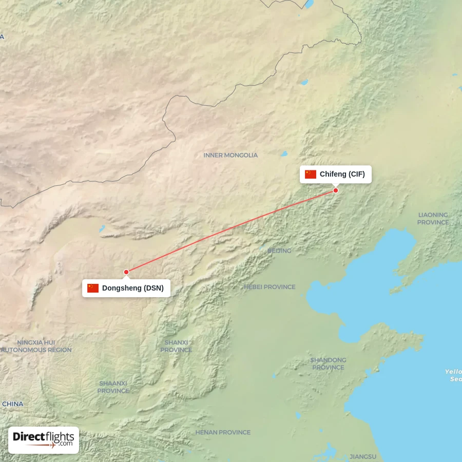 DSN - CIF route map