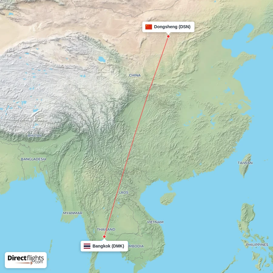 DSN - DMK route map