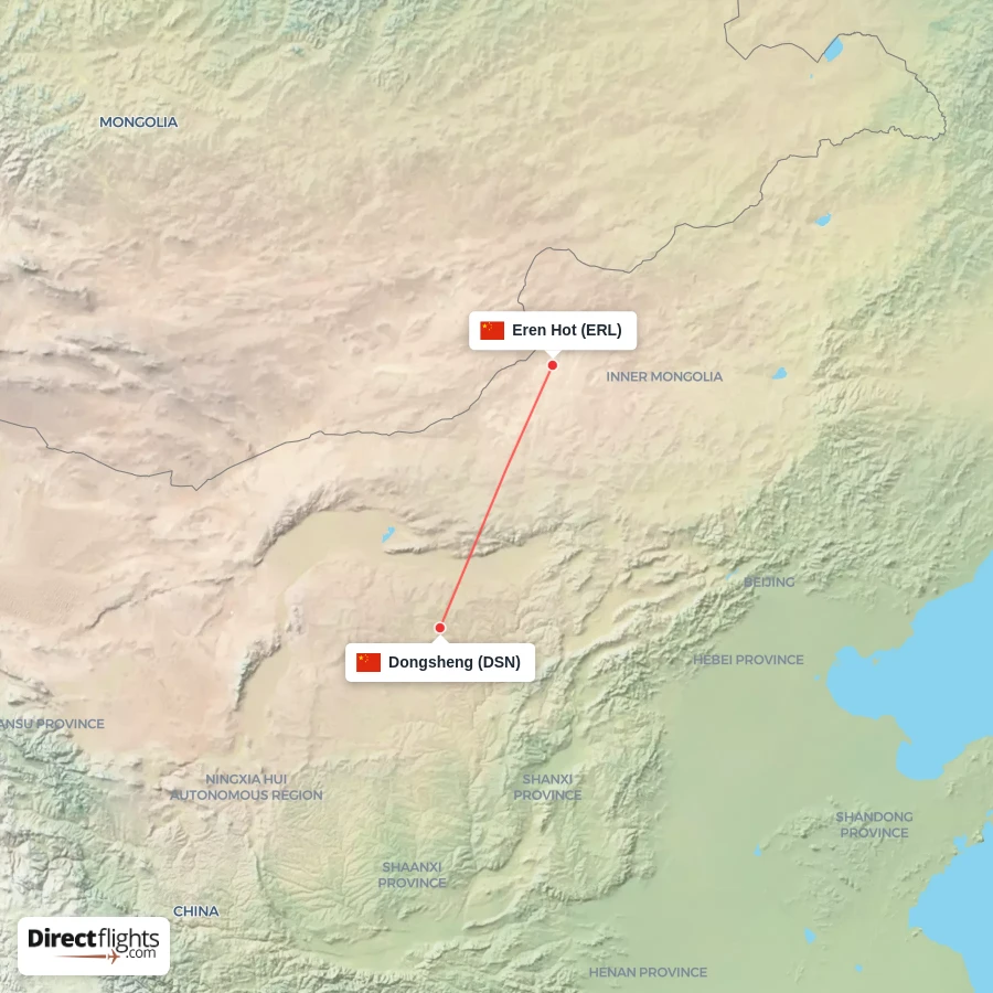 DSN - ERL route map