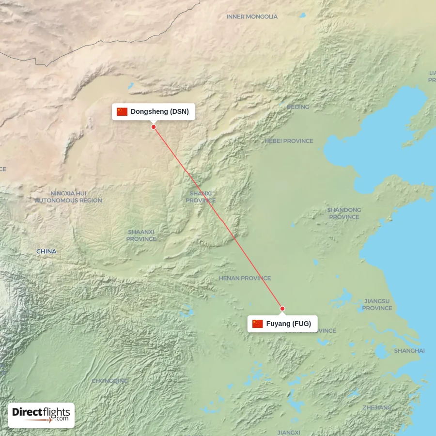 DSN - FUG route map