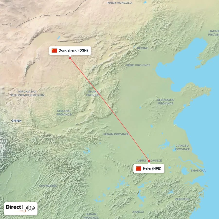 DSN - HFE route map