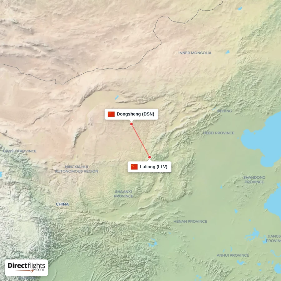 DSN - LLV route map