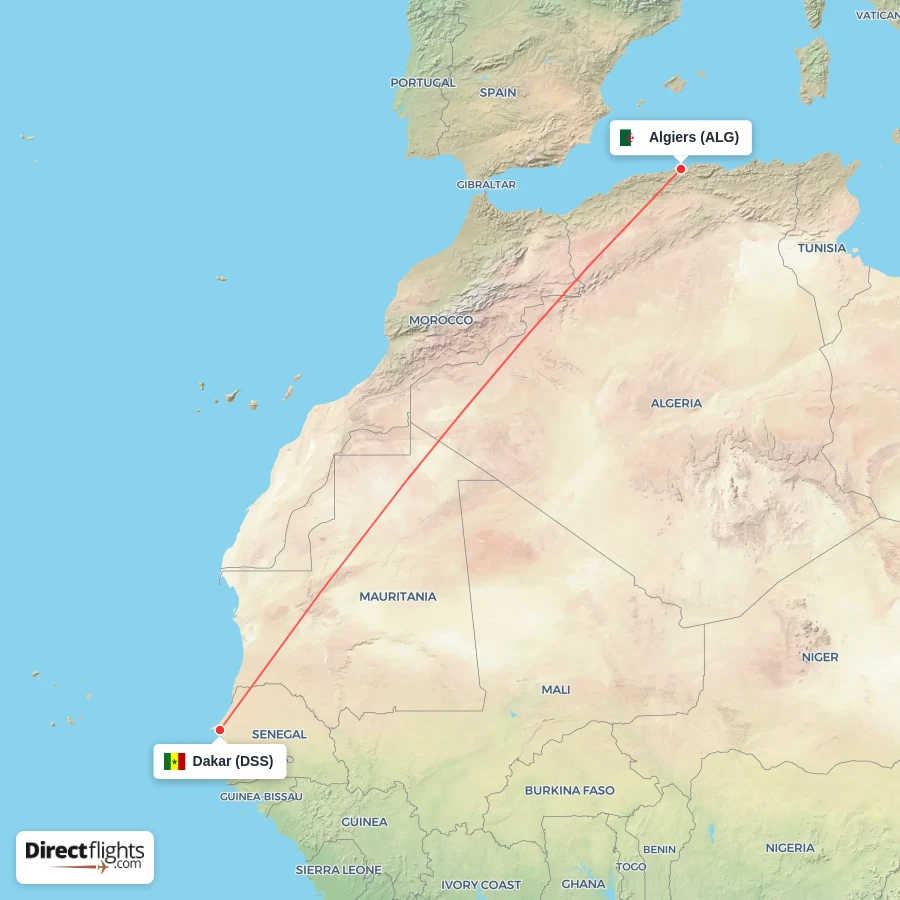 DSS - ALG route map