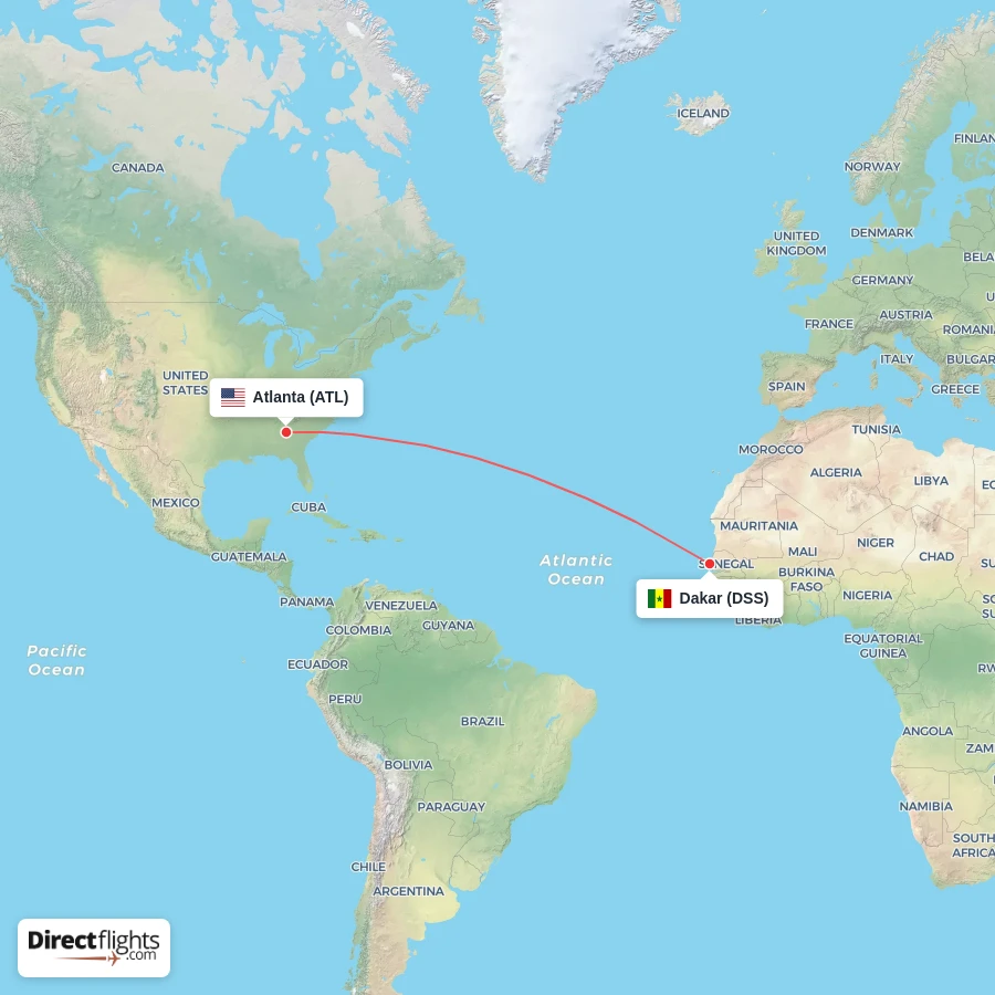 DSS - ATL route map