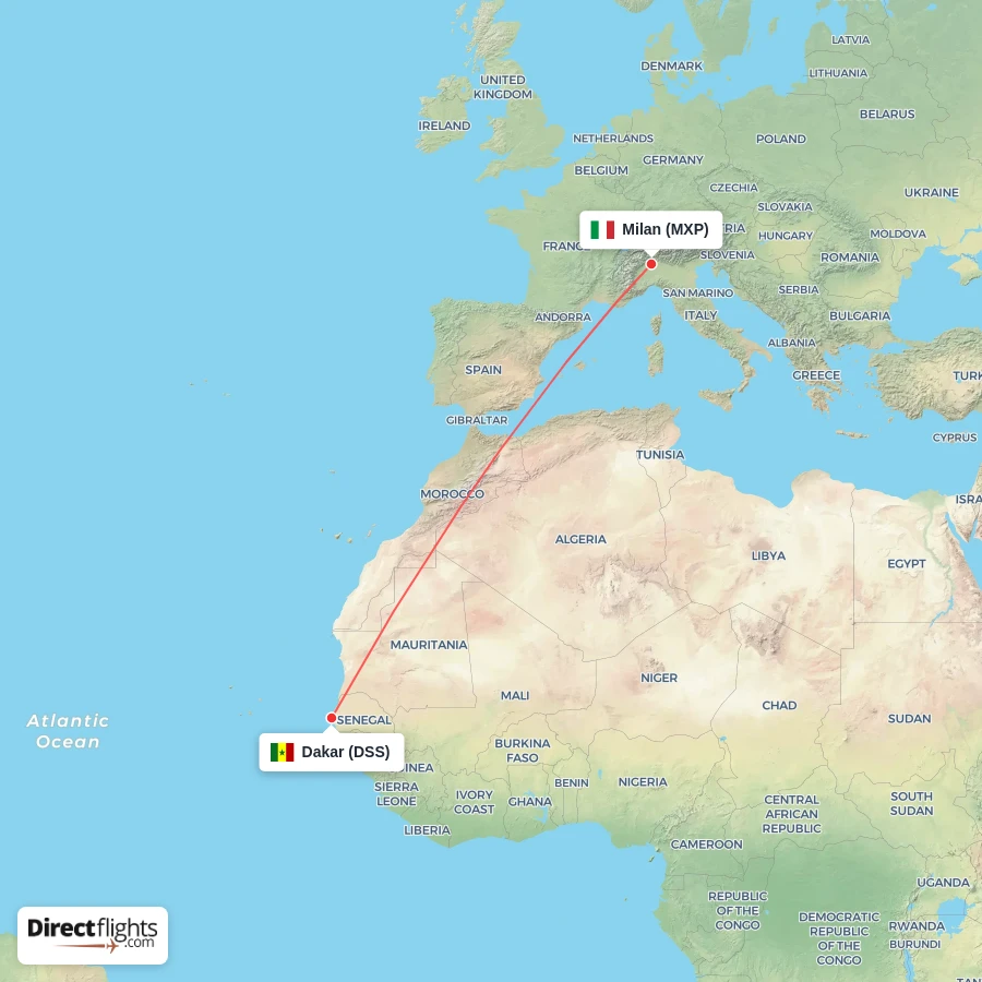 DSS - MXP route map