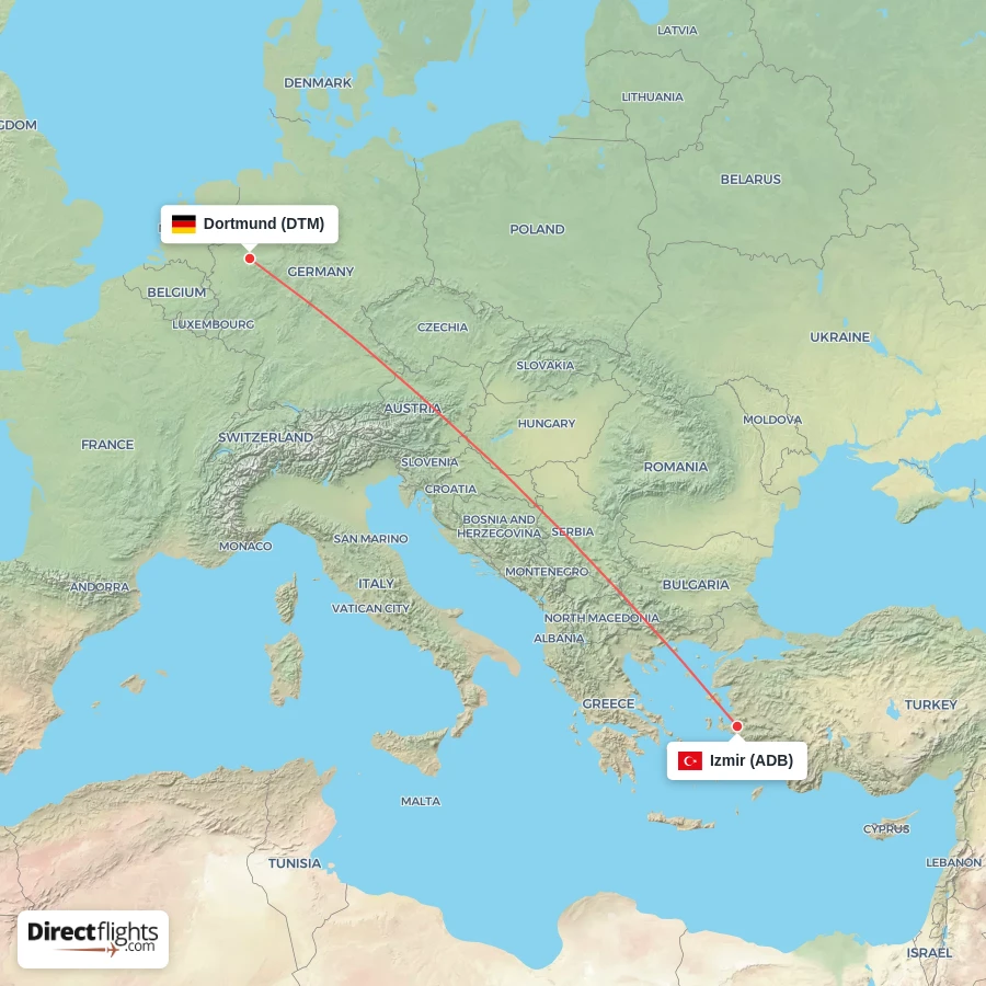 DTM - ADB route map