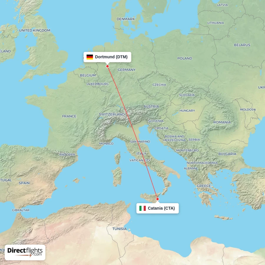 DTM - CTA route map