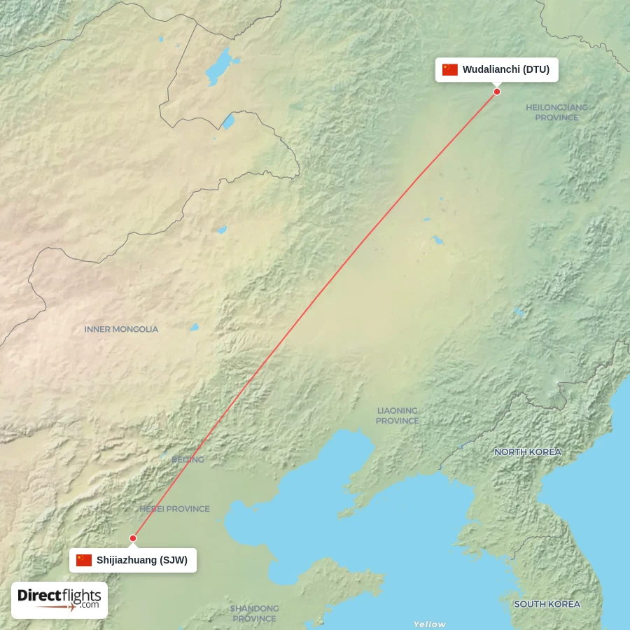 DTU - SJW route map