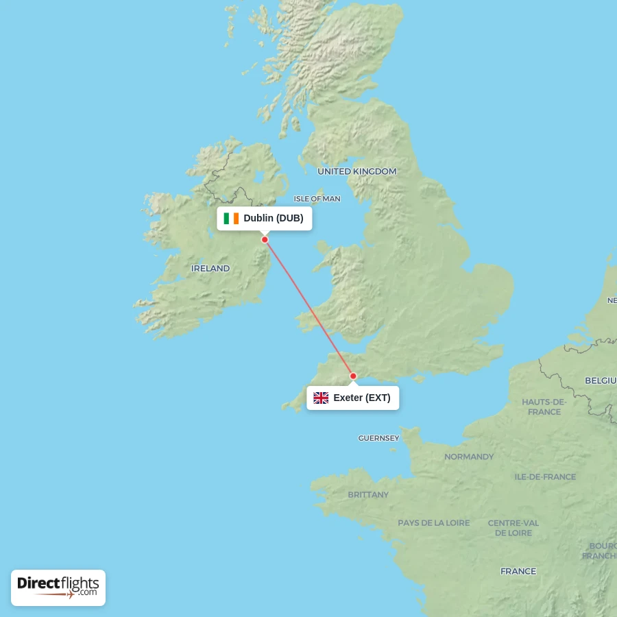 DUB - EXT route map