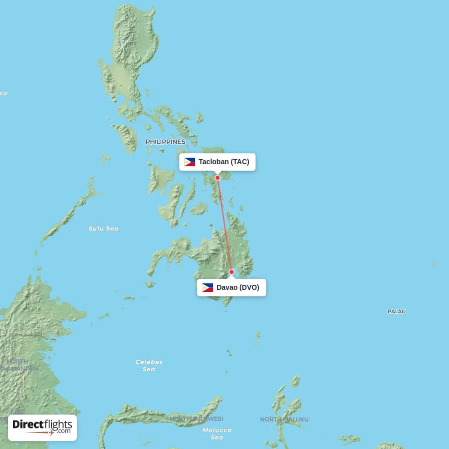 DVO - TAC route map