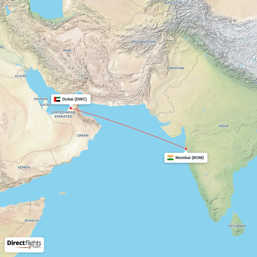 DWC - BOM route map