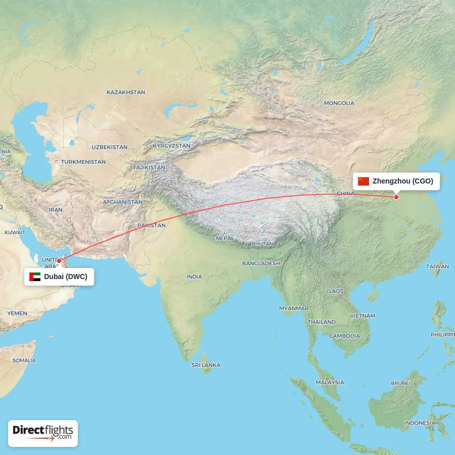 DWC - CGO route map