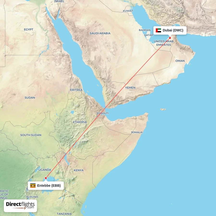 DWC - EBB route map
