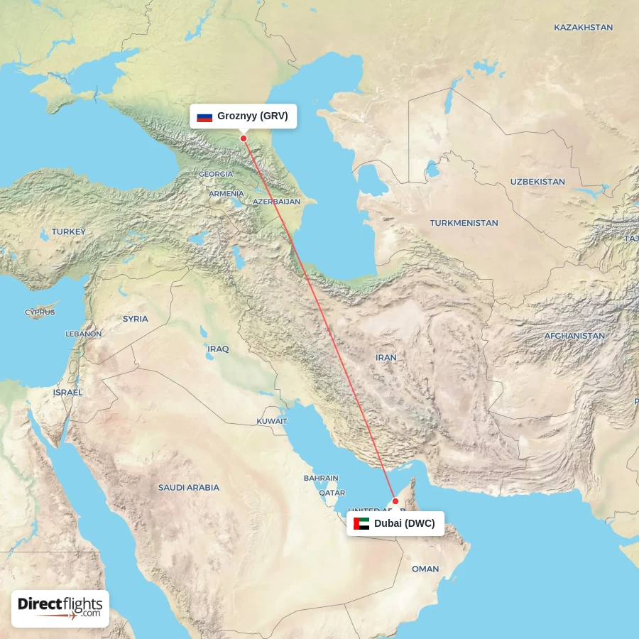 DWC - GRV route map