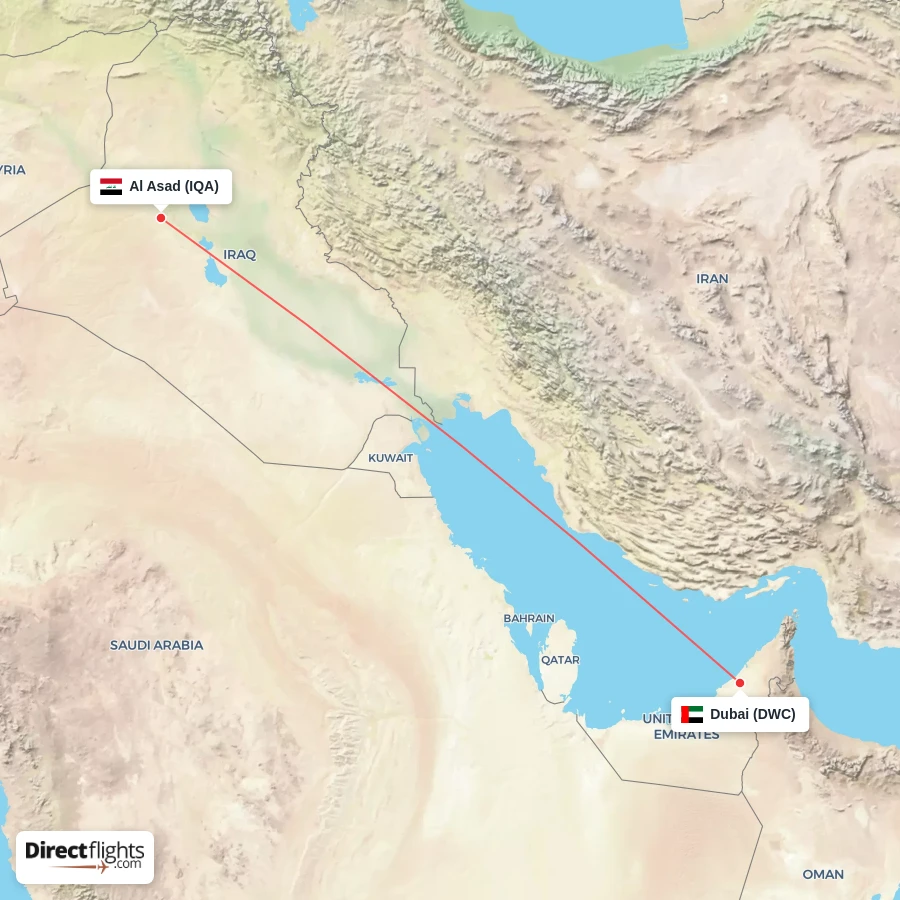 DWC - IQA route map
